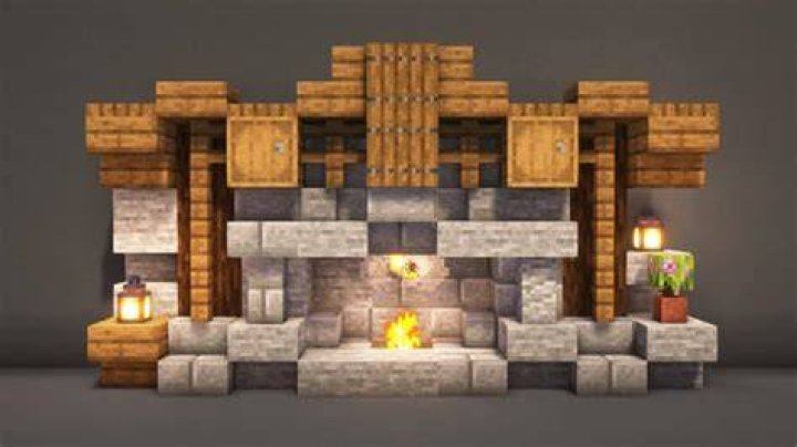 How big is the fireplace in minecraft