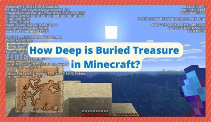How deep can treasure be in minecraft