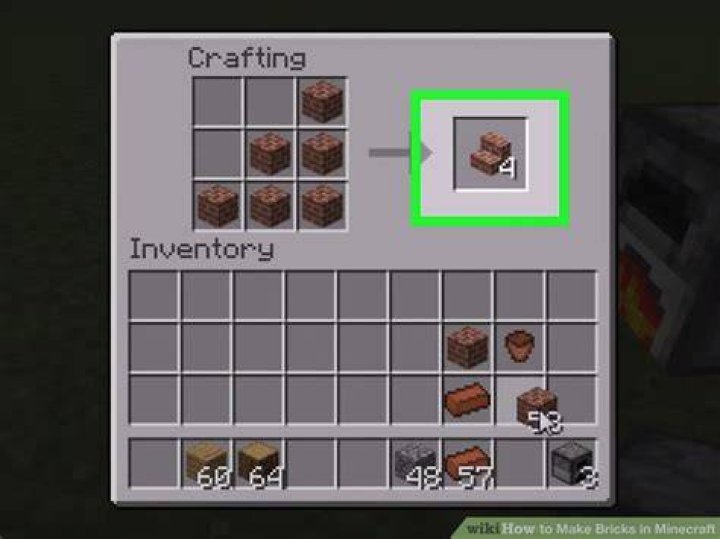 How do u make brick in minecraft