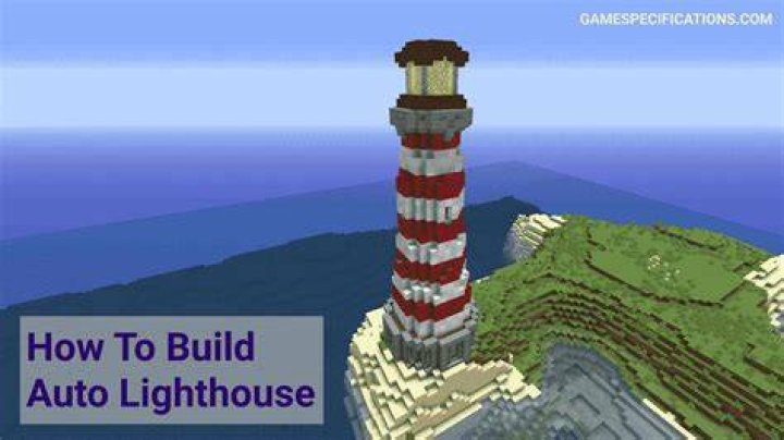How to build a lighthouse in minecraft