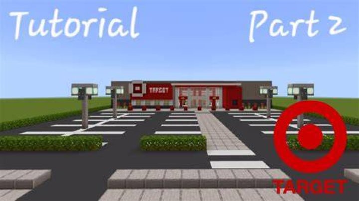 How to build a target in minecraft