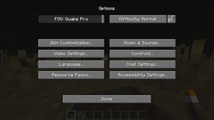 How to change fov in minecraft pc