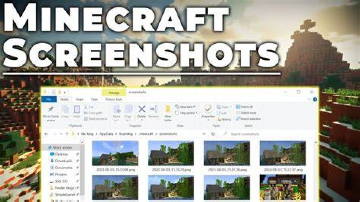 How to find minecraft screenshots on mac
