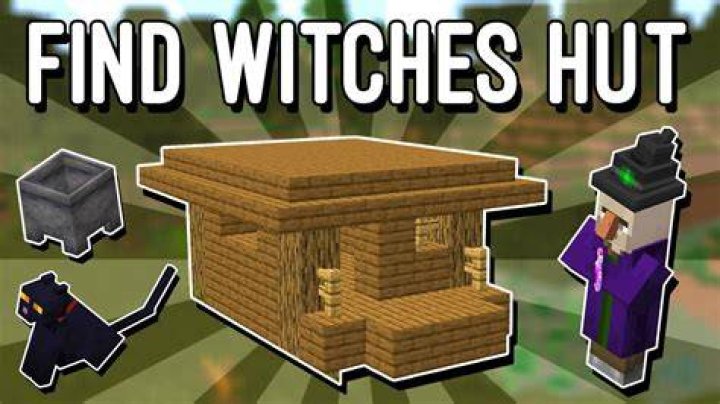 How to find witch hut in minecraft