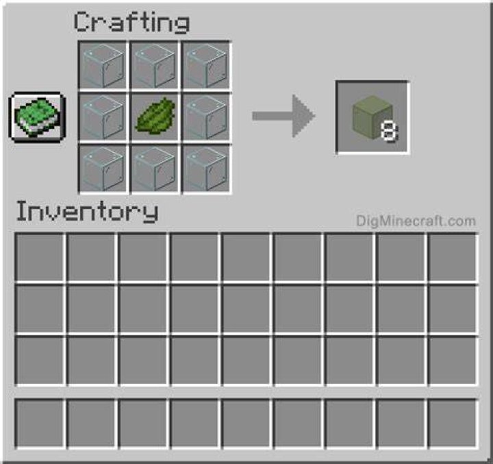How to make green glass in minecraft