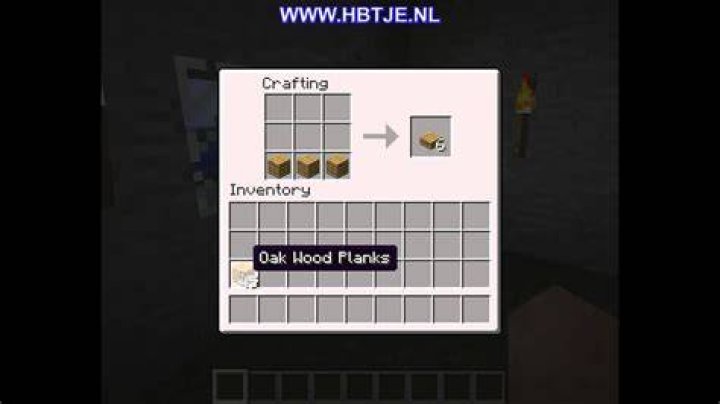 How to make oak slabs in minecraft