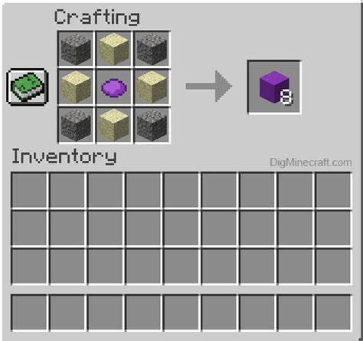 How to make purple concrete in minecraft