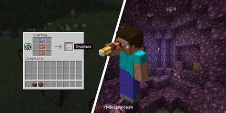 How to use a spyglass in minecraft